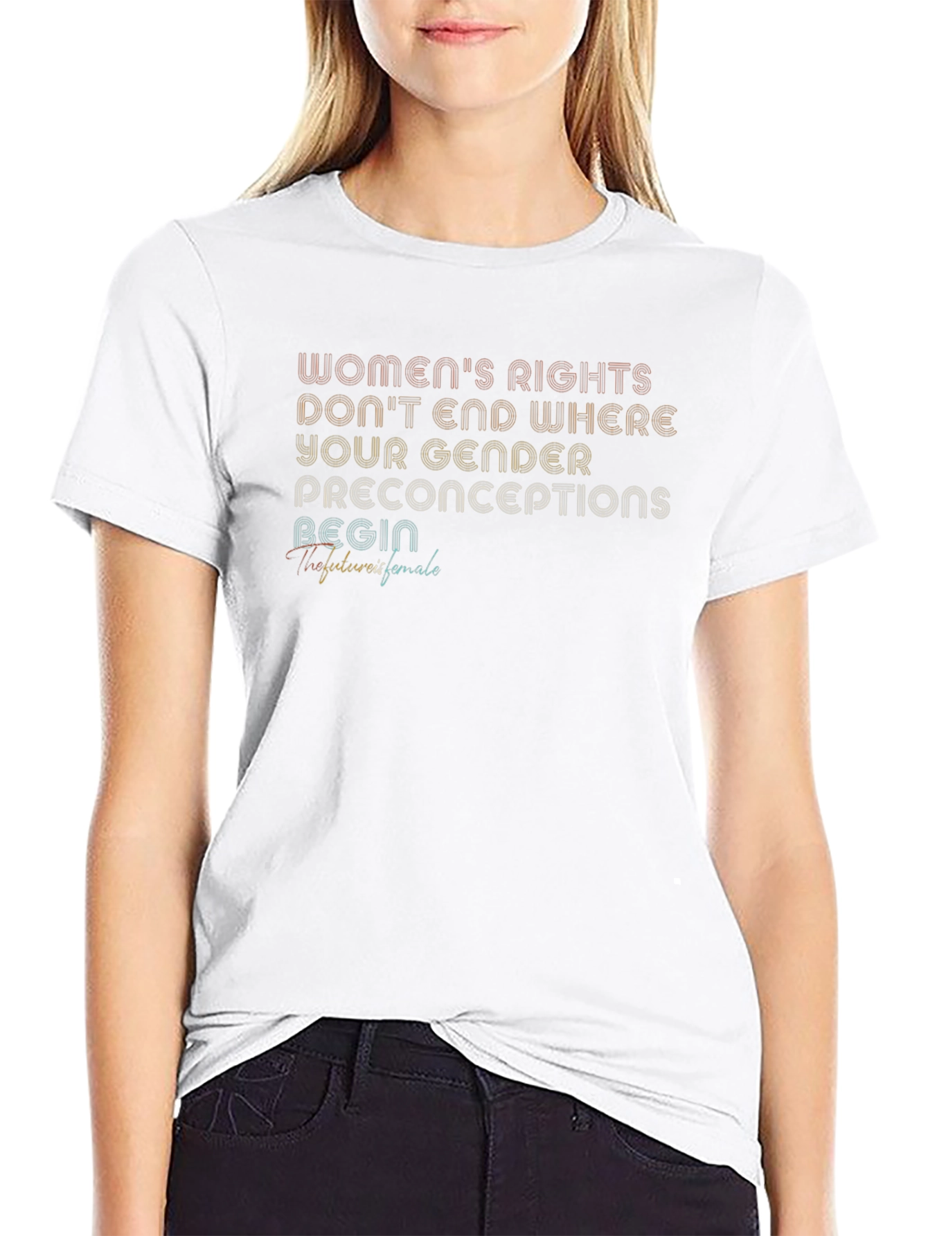 Womens Rights Graphic Tee - Unisex Black T-Shirt