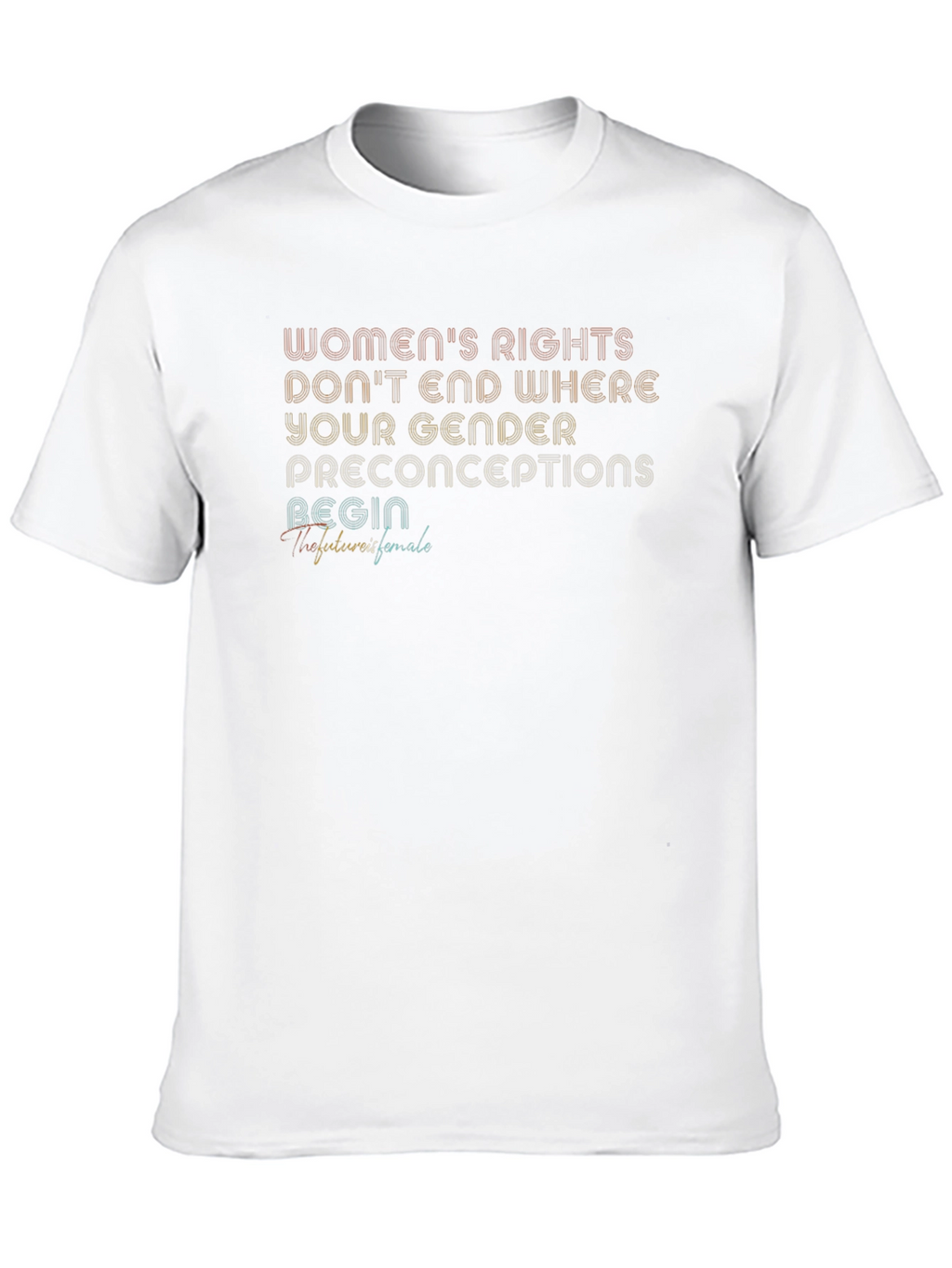 Womens Rights Graphic Tee - Unisex Black T-Shirt