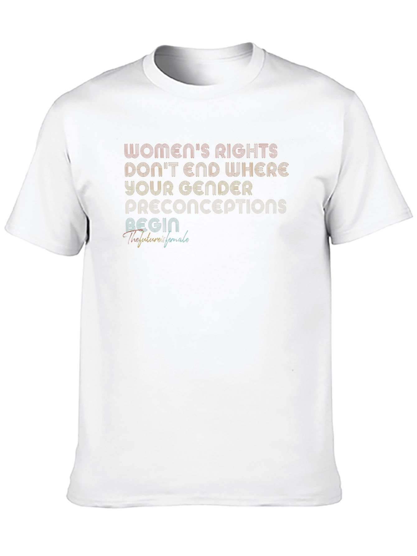 Womens Rights Graphic Tee - Unisex Black T-Shirt