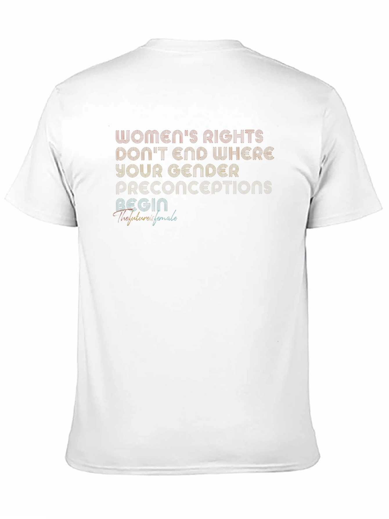 Womens Rights Graphic Tee - Unisex Black T-Shirt
