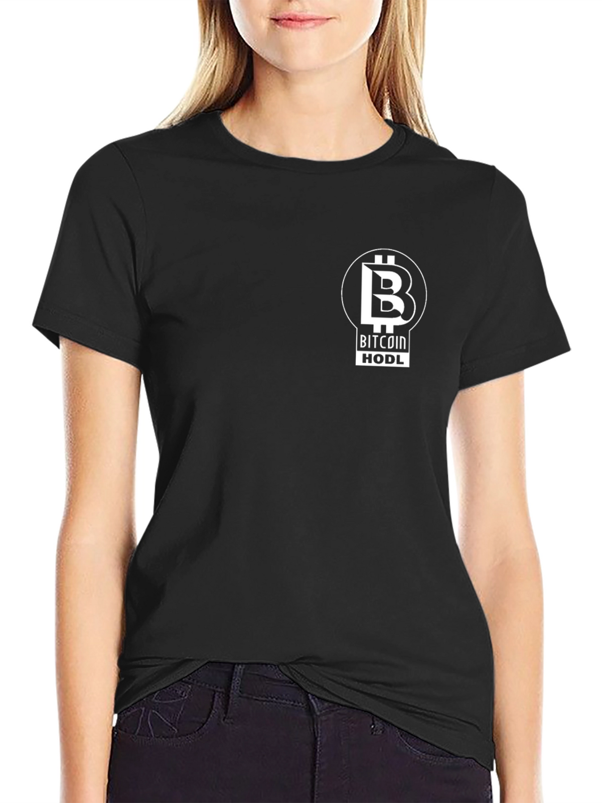 Bitcoin HODL Graphic Tee - Black