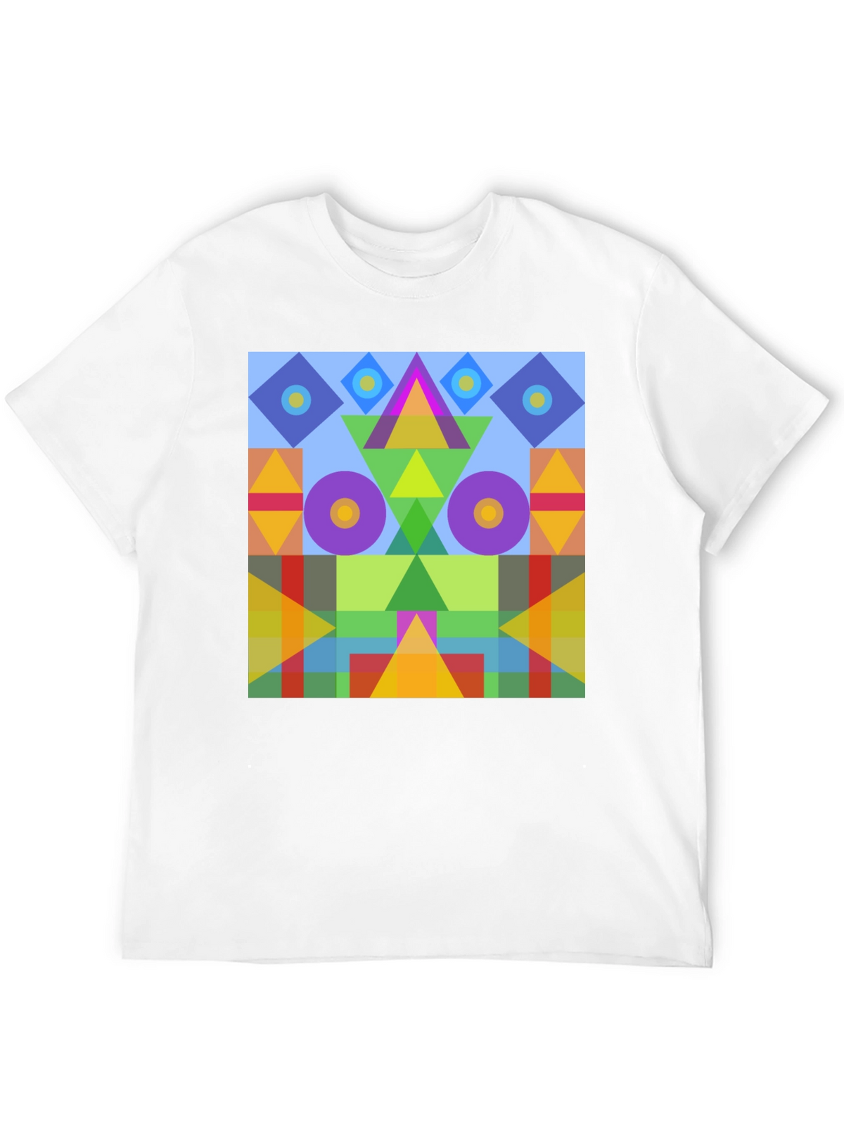 Abstract Geometric Colorful T-Shirt