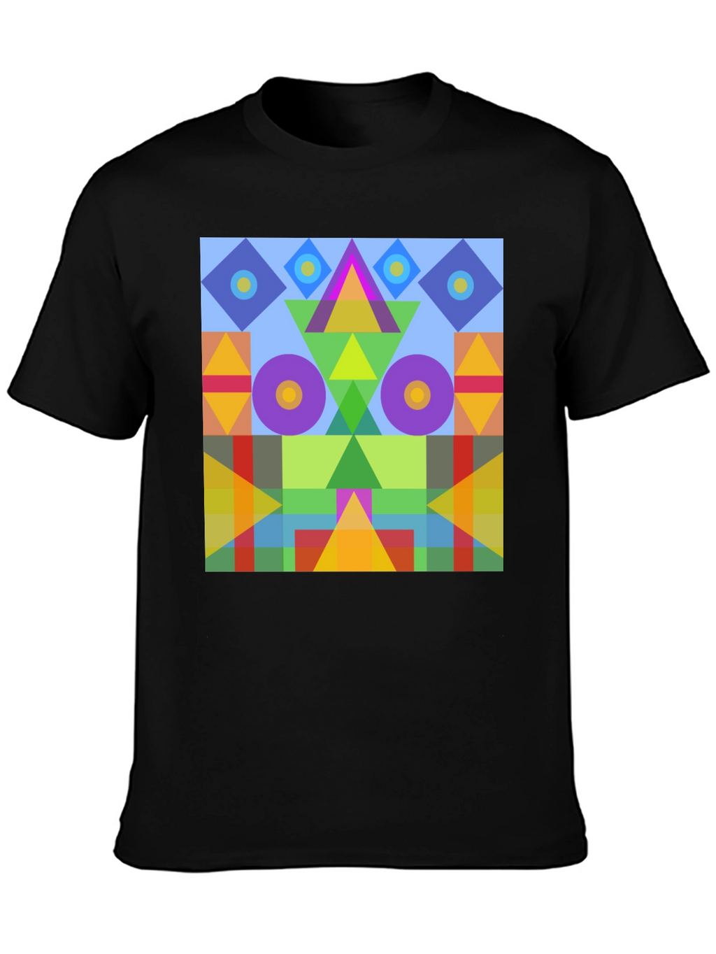 Abstract Geometric Colorful T-Shirt