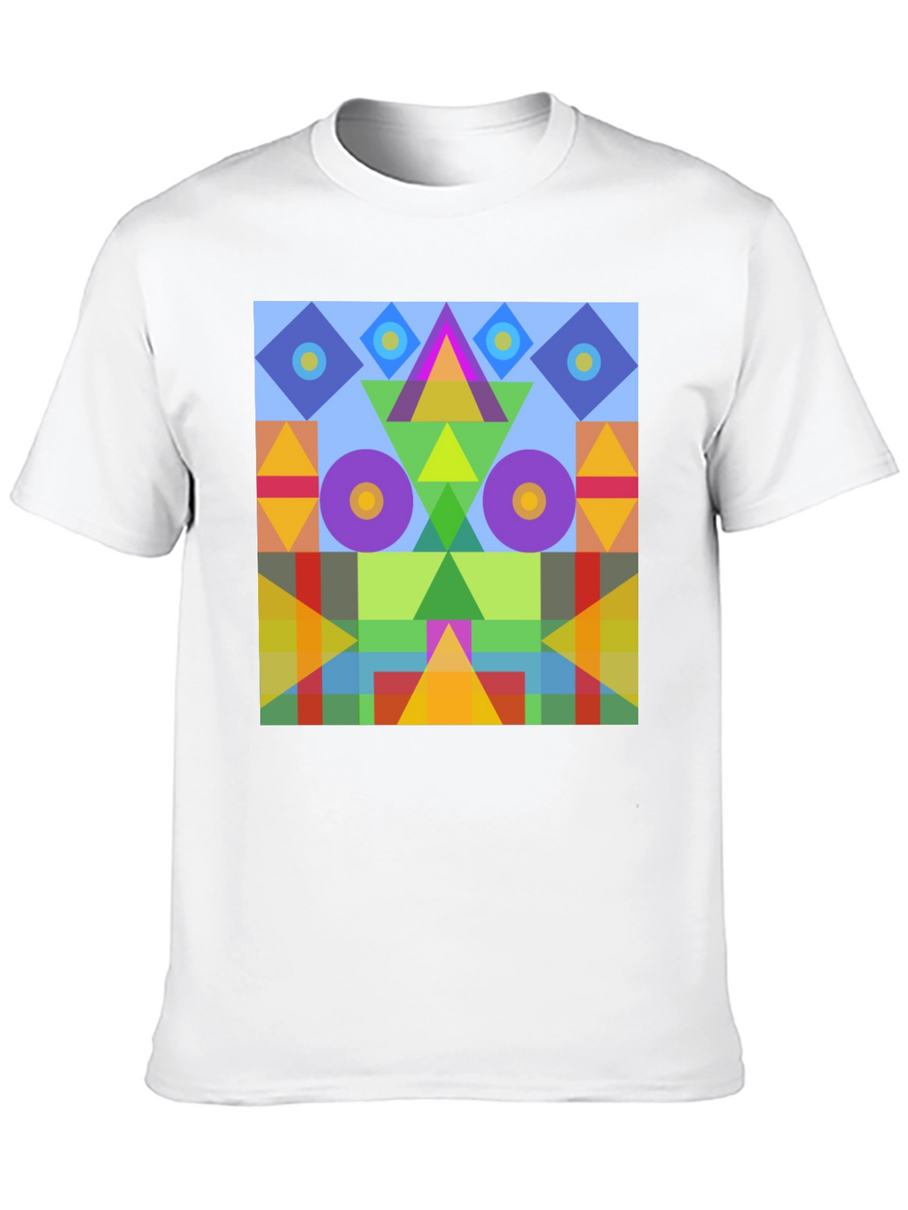 Abstract Geometric Colorful T-Shirt