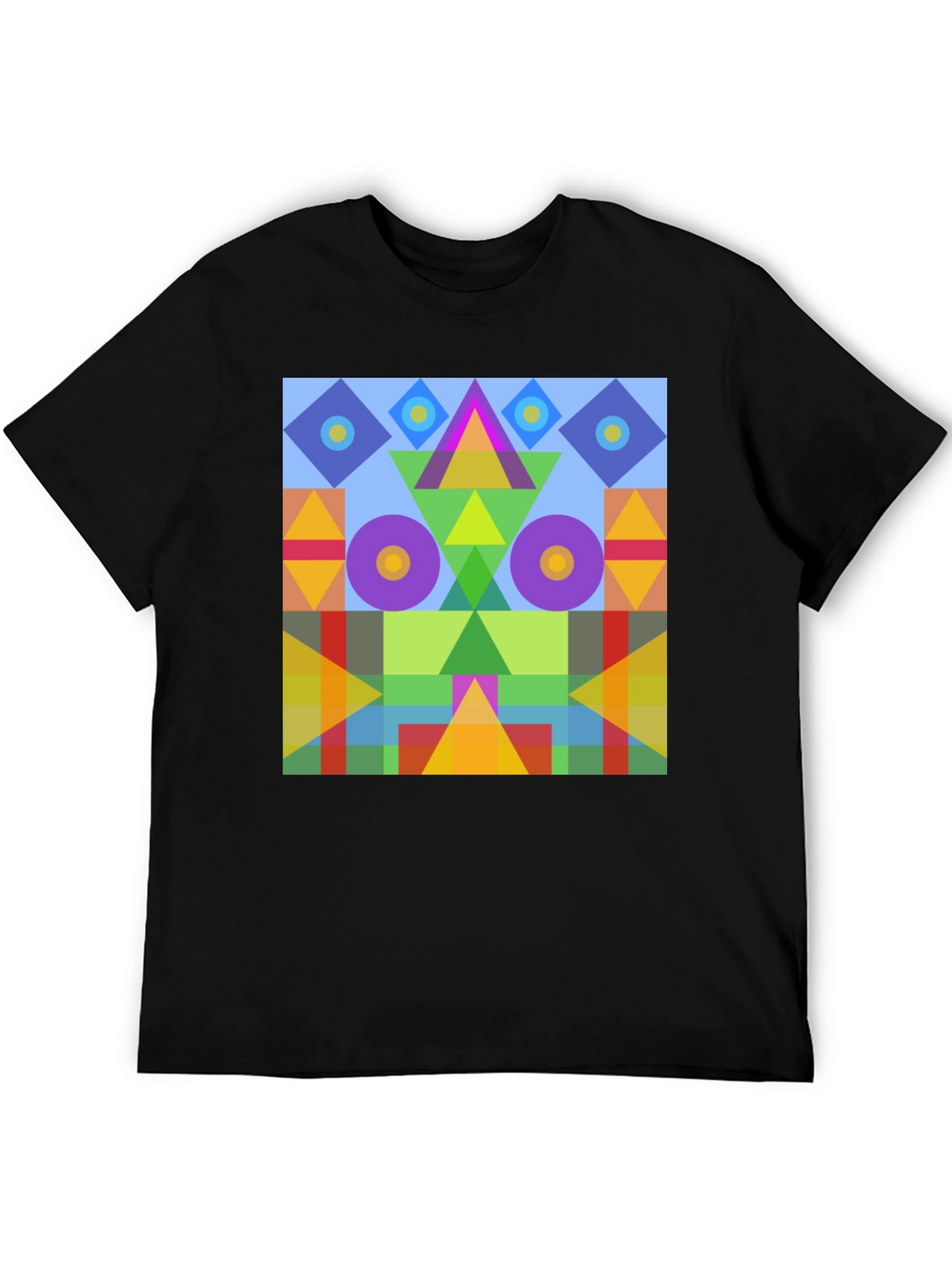 Abstract Geometric Colorful T-Shirt