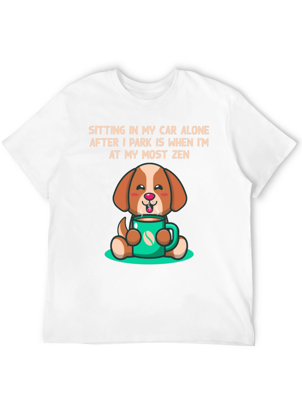 Zen Dog Coffee Lover T-Shirt