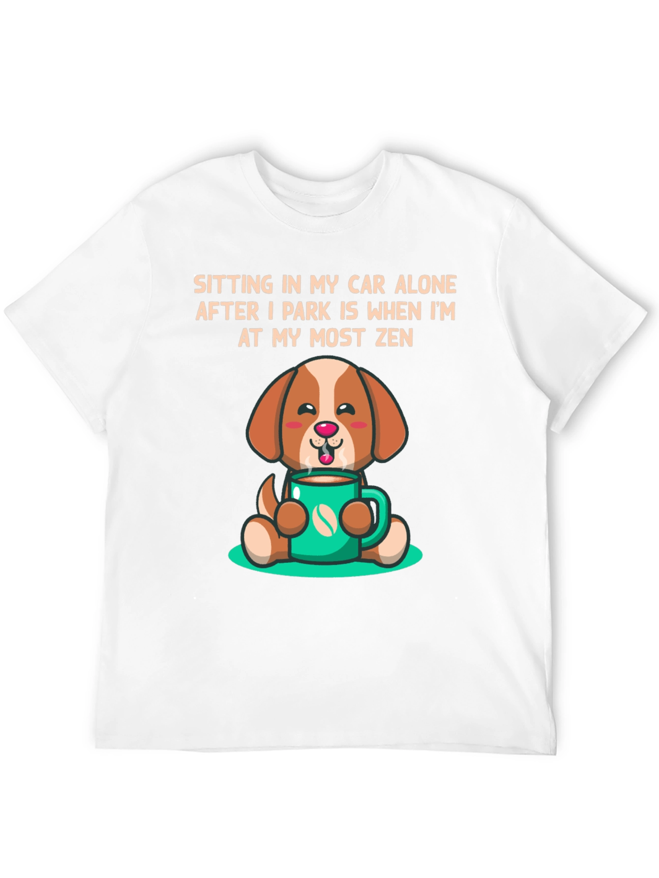 Zen Dog Coffee Lover T-Shirt