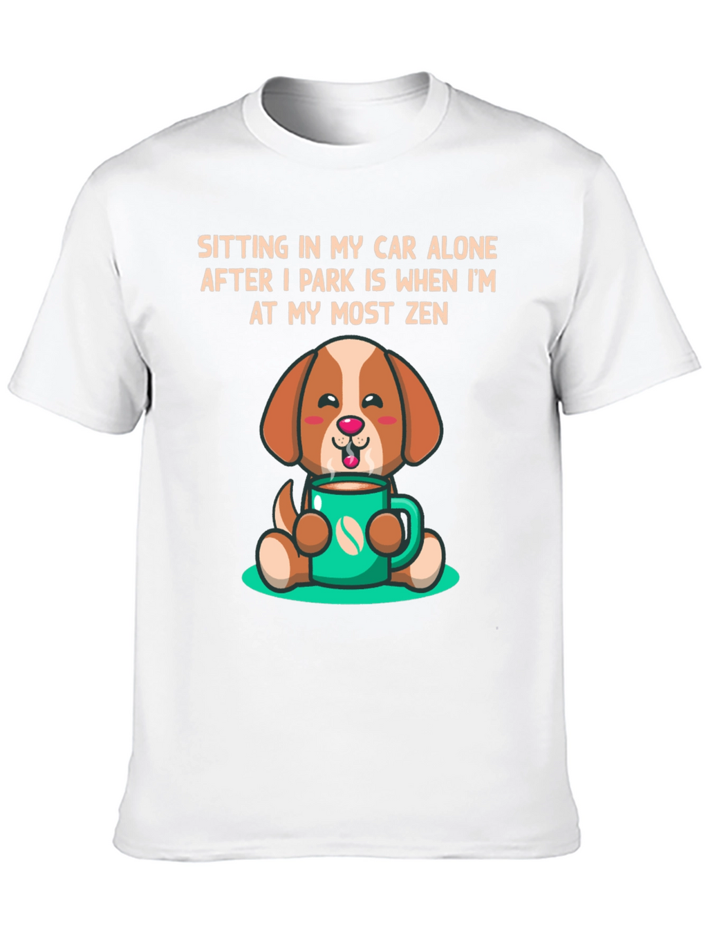 Zen Dog Coffee Lover T-Shirt