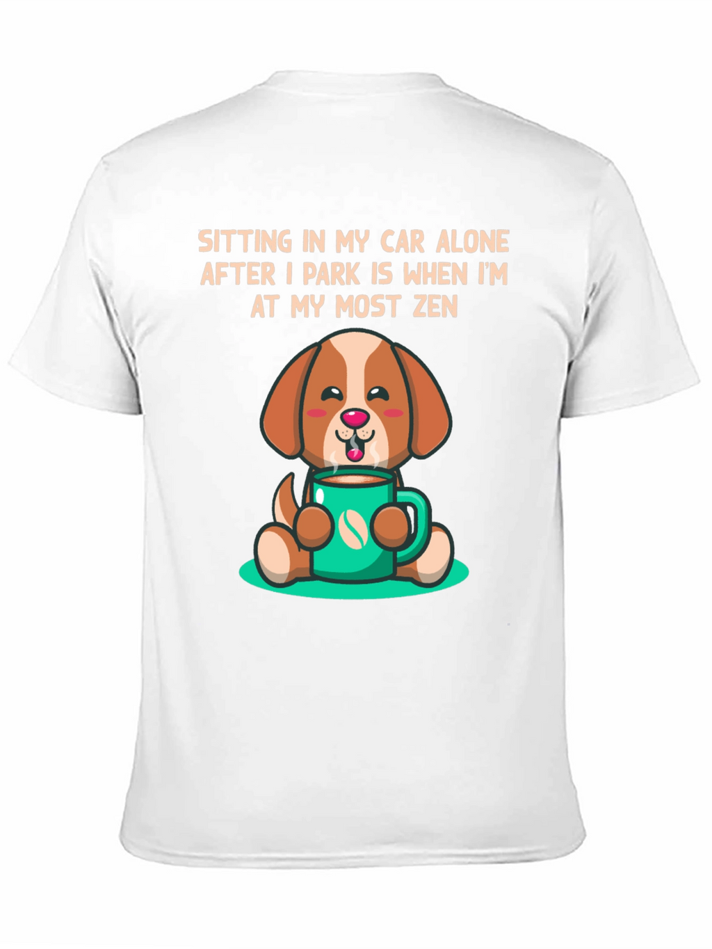 Zen Dog Coffee Lover T-Shirt