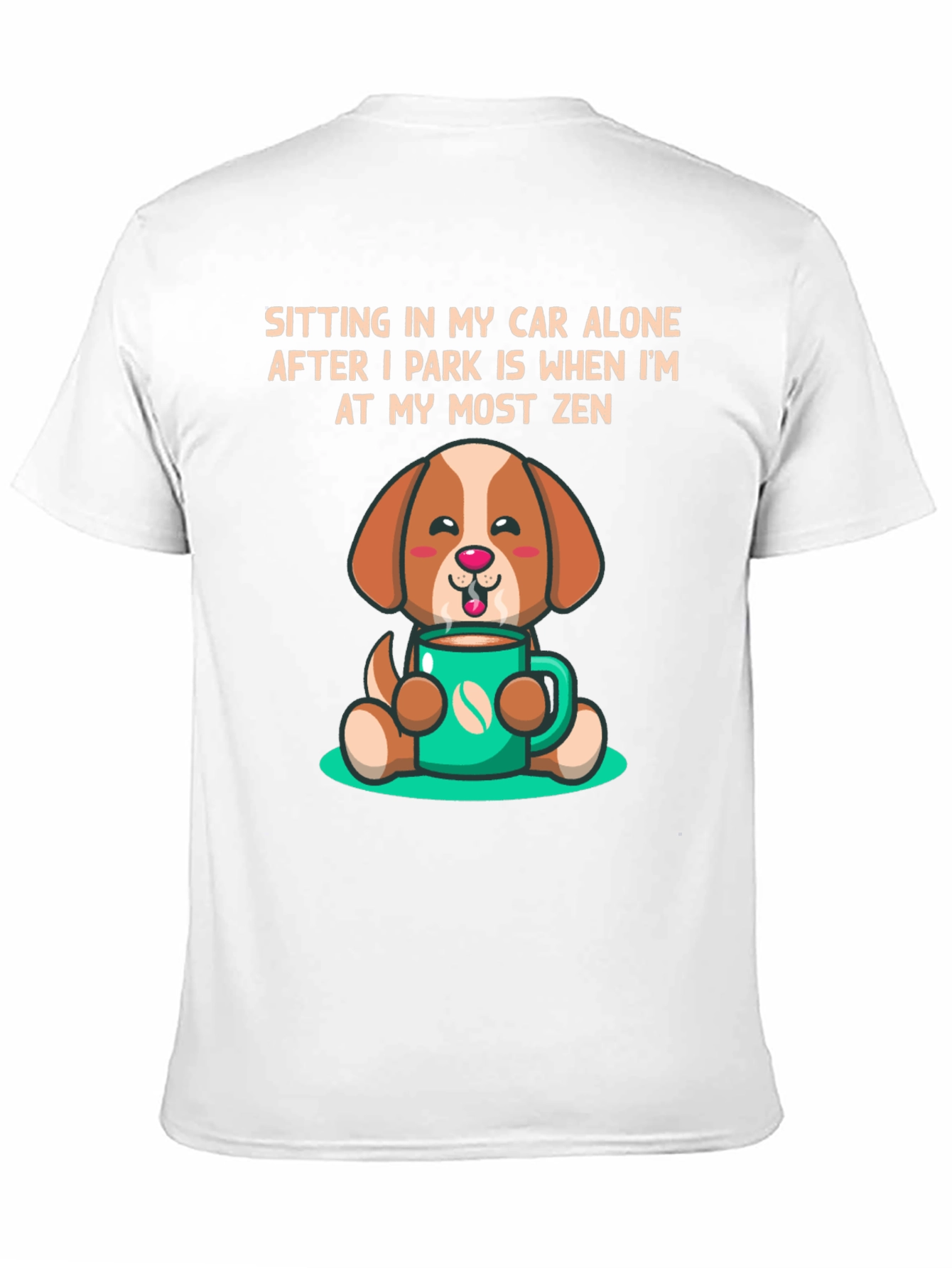 Zen Dog Coffee Lover T-Shirt
