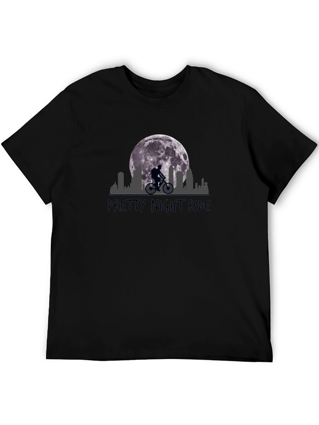 Pretty Night Ride Graphic Tee - Urban Cycling Shirt