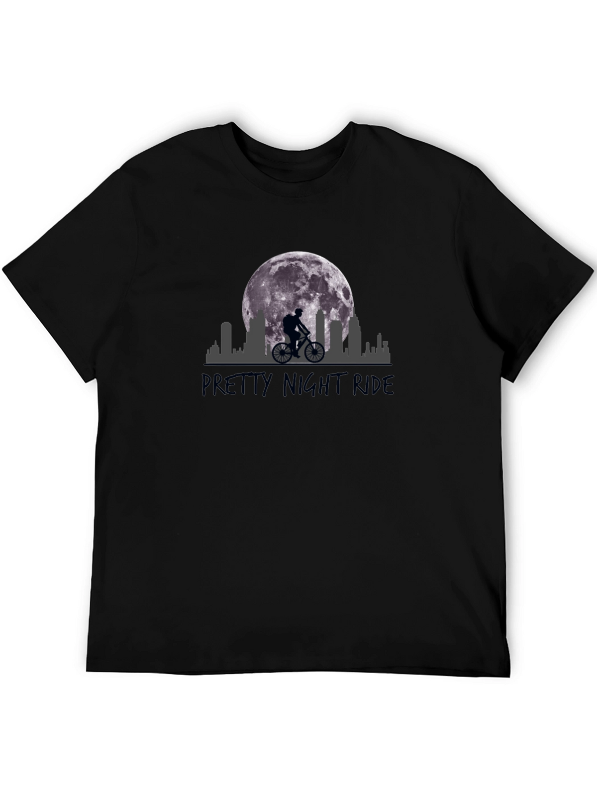 Pretty Night Ride Graphic Tee - Urban Cycling Shirt