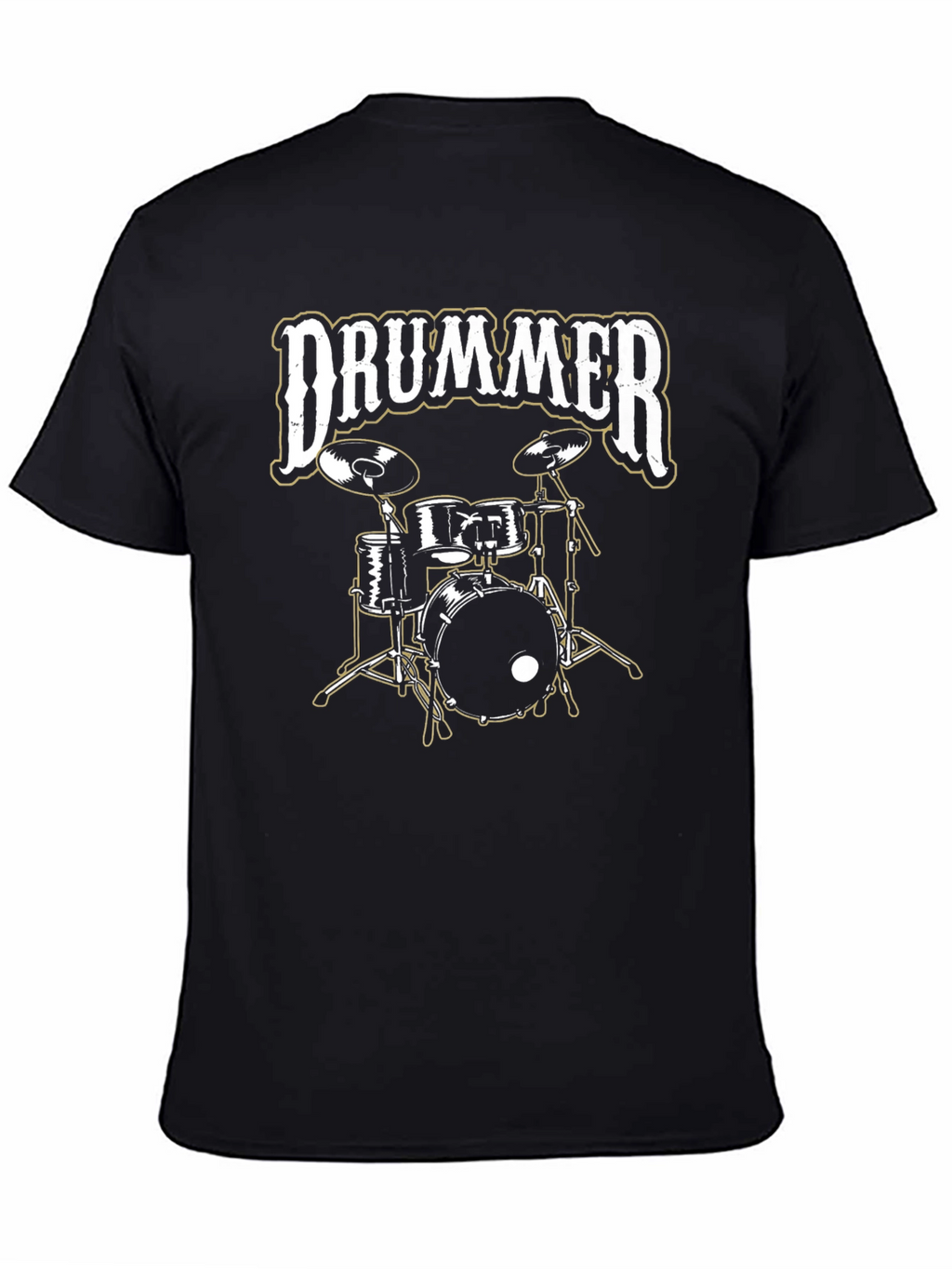 Drummer Graphic Tee - Music Lover T-Shirt