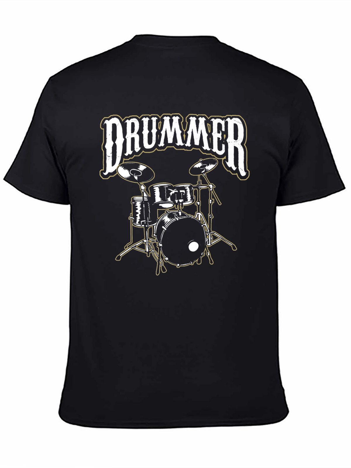 Drummer Graphic Tee - Music Lover T-Shirt