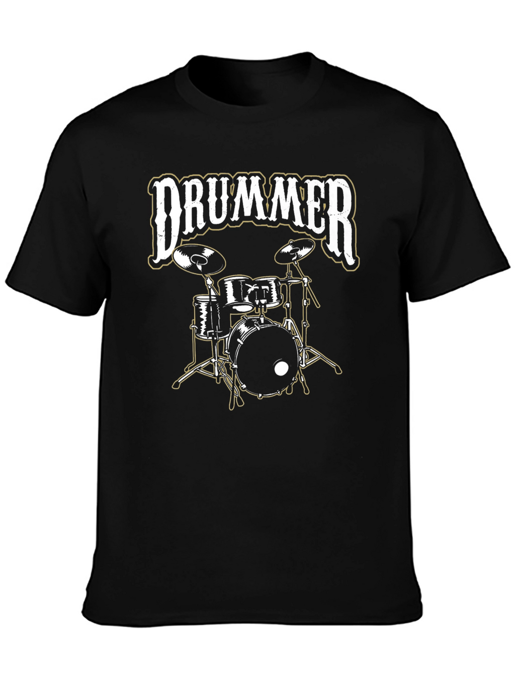 Drummer Graphic Tee - Music Lover T-Shirt