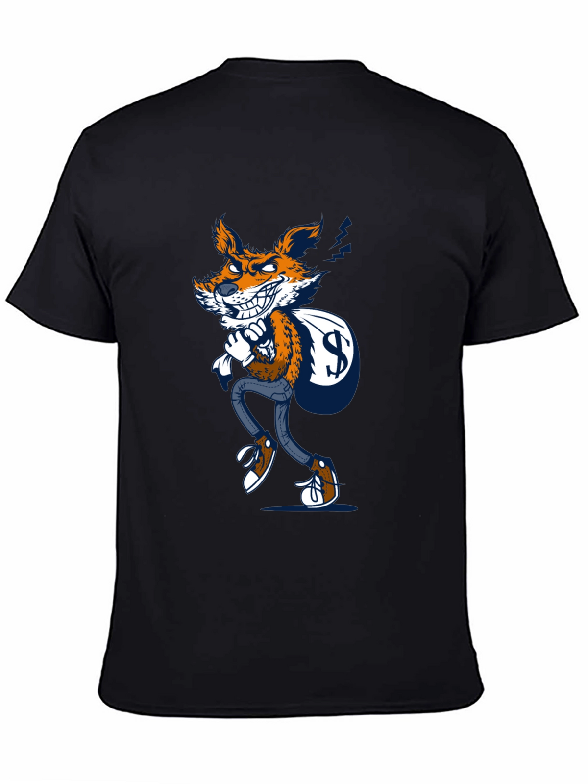 Fox Thief Graphic Tee - Mens Black T-Shirt