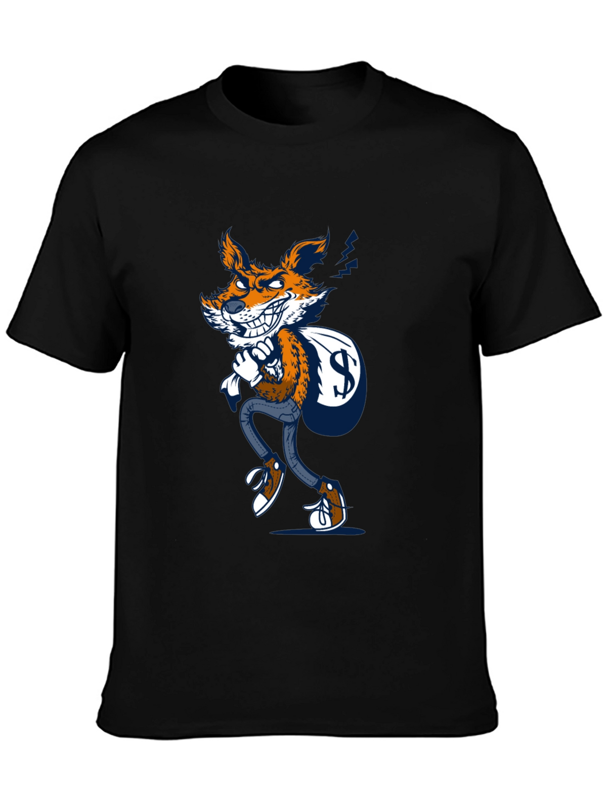 Fox Thief Graphic Tee - Mens Black T-Shirt