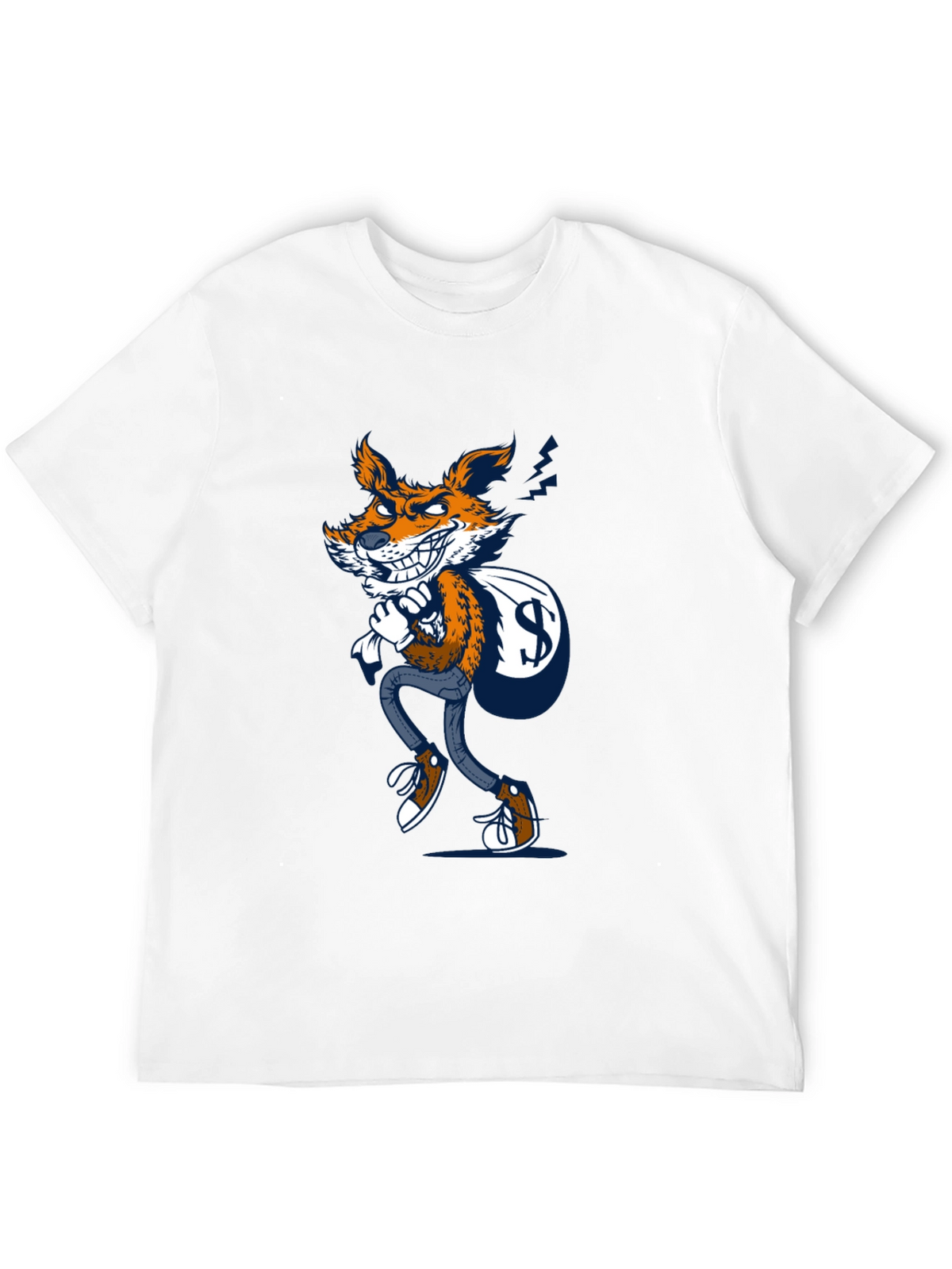 Fox Thief Graphic Tee - Mens Black T-Shirt