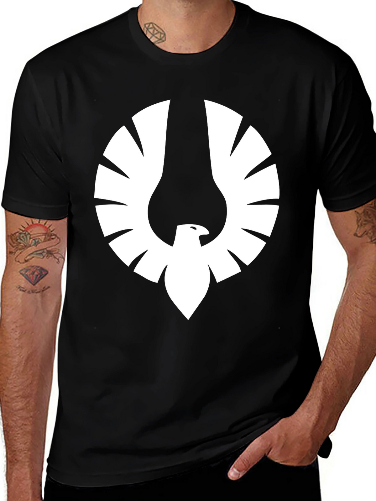 Phoenix Graphic T-Shirt - Black