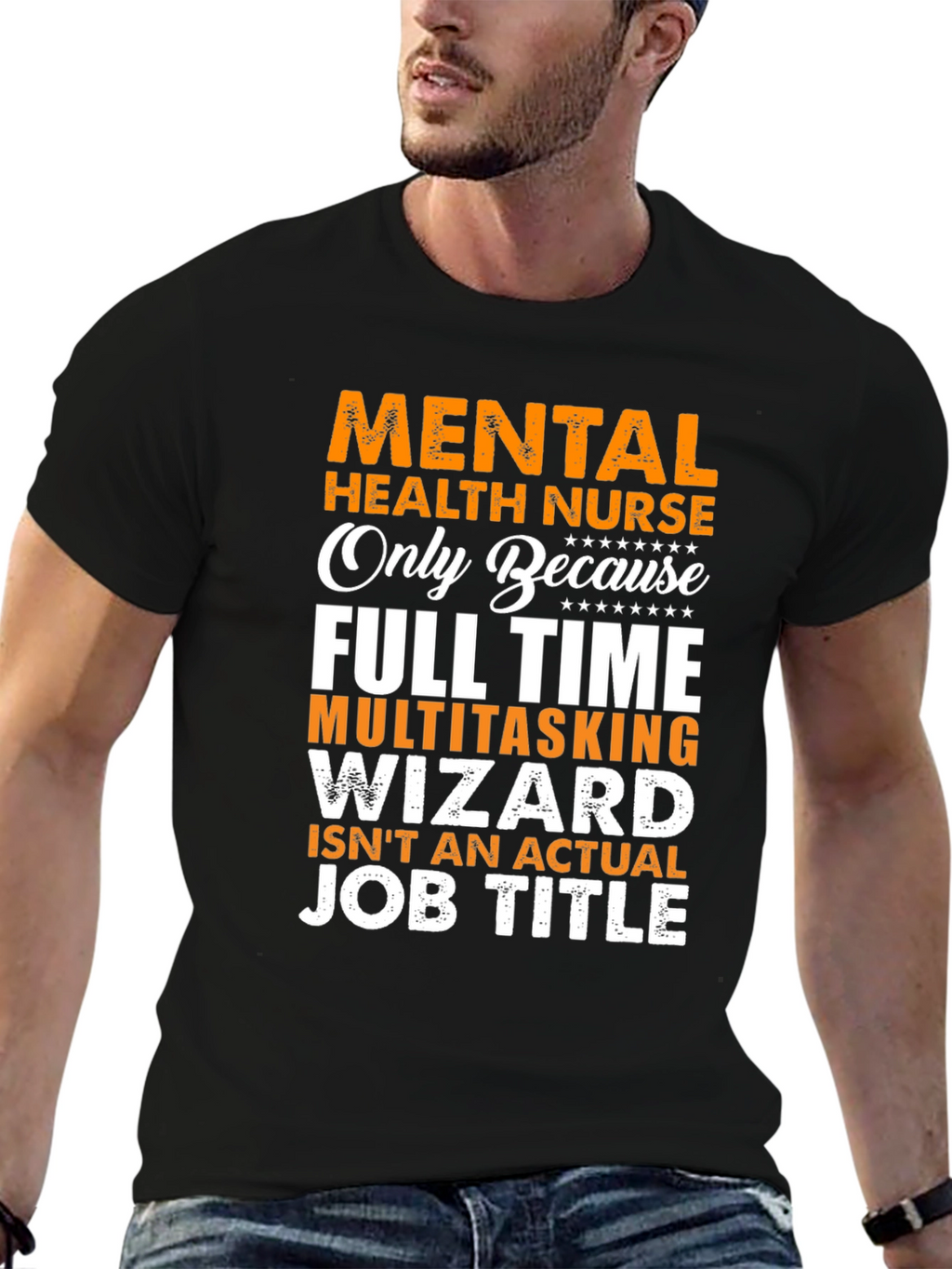 Mental Health Nurse Novelty Graphic Tee