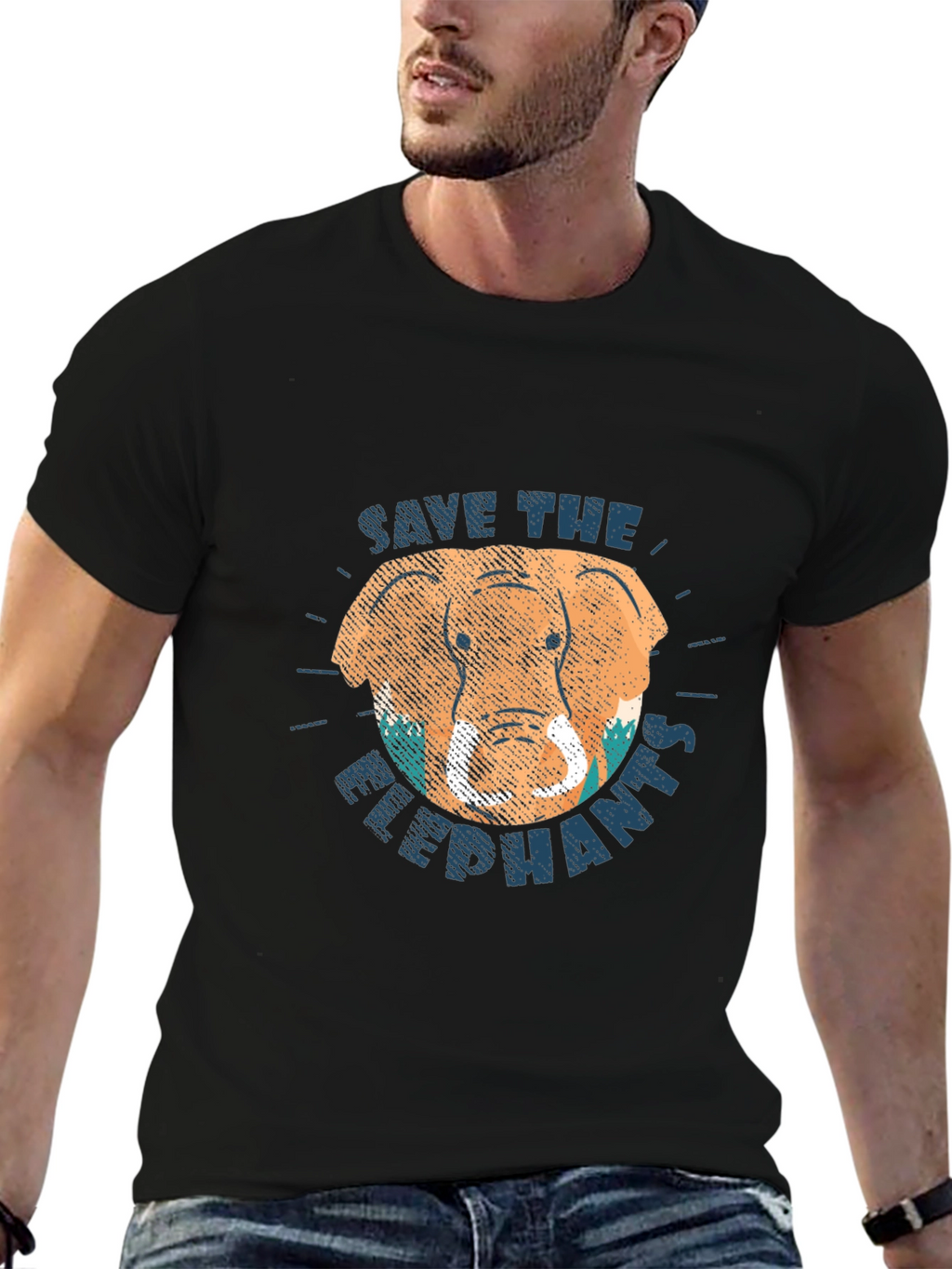 Save the Elephants Graphic Tee