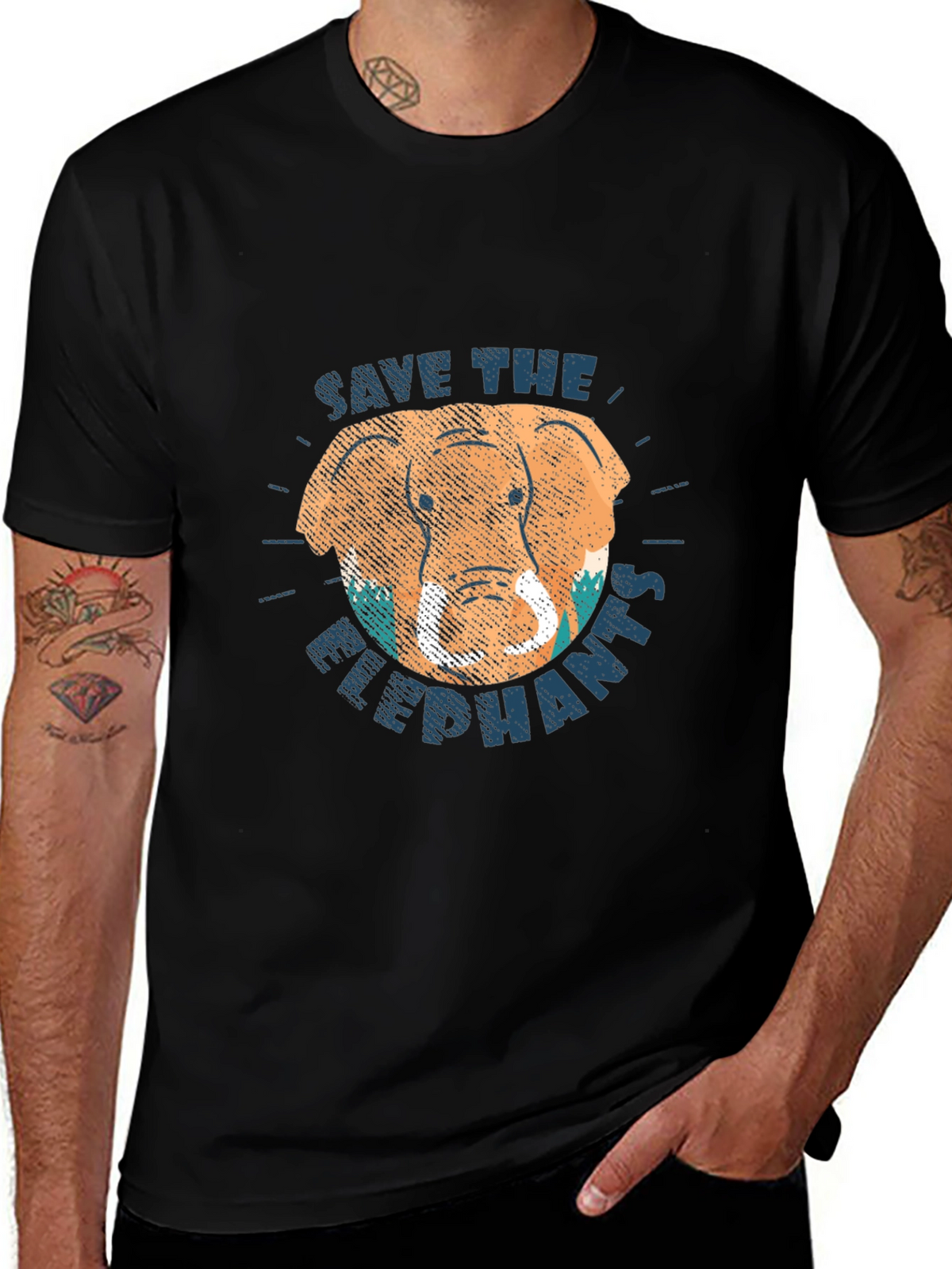 Save the Elephants Graphic Tee