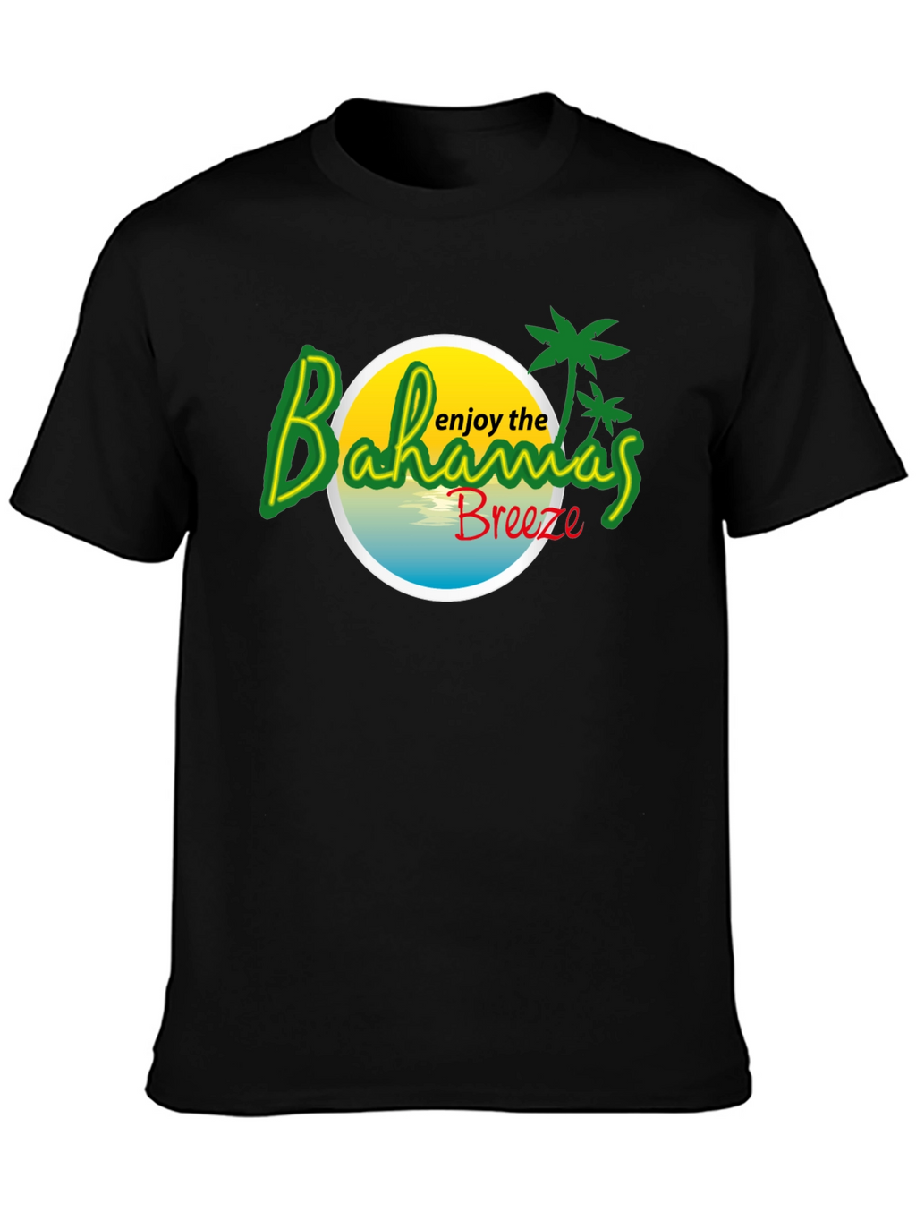 Bahamas Breeze Graphic Tee - Tropical Island T-Shirt