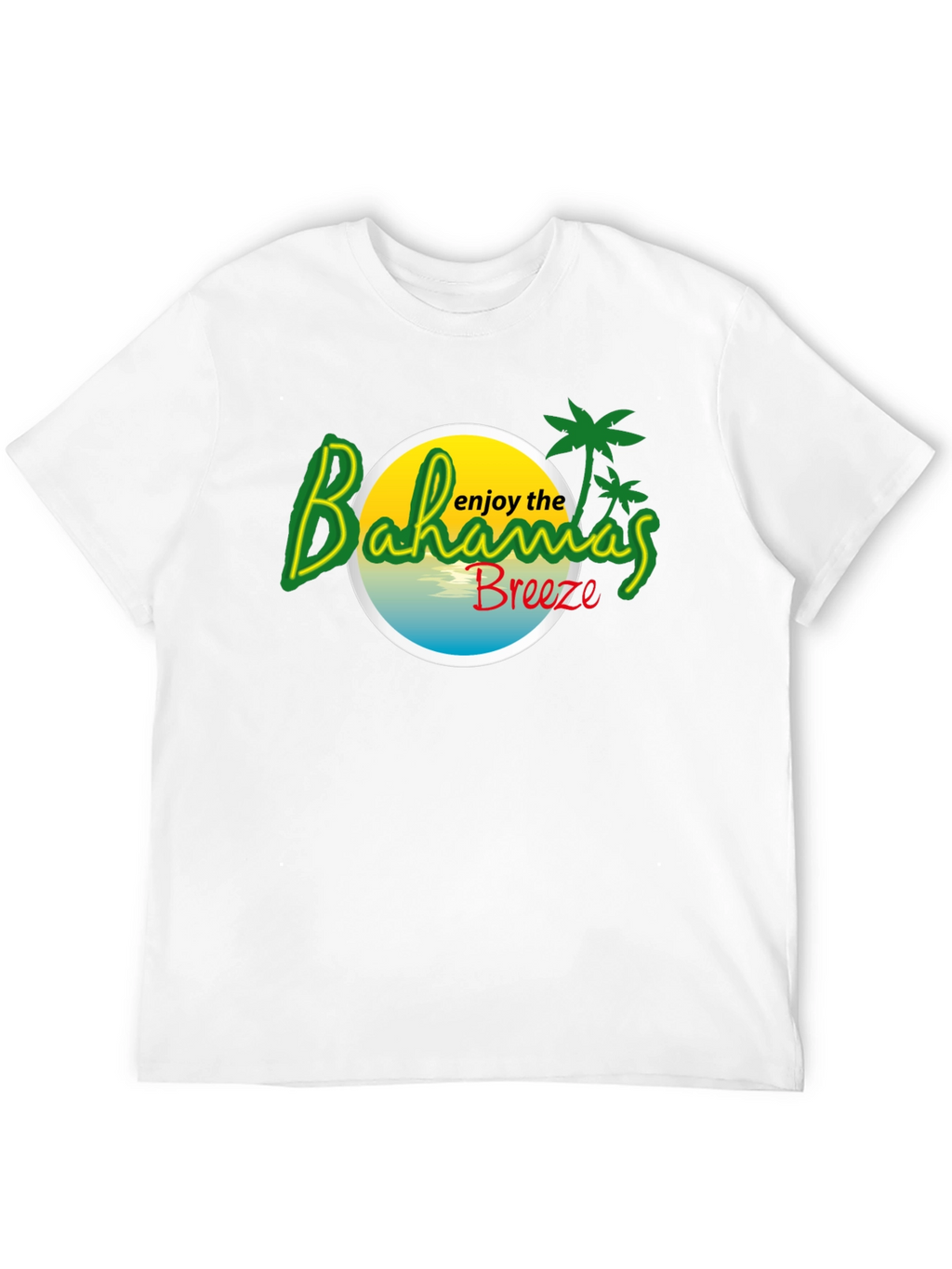 Bahamas Breeze Graphic Tee - Tropical Island T-Shirt