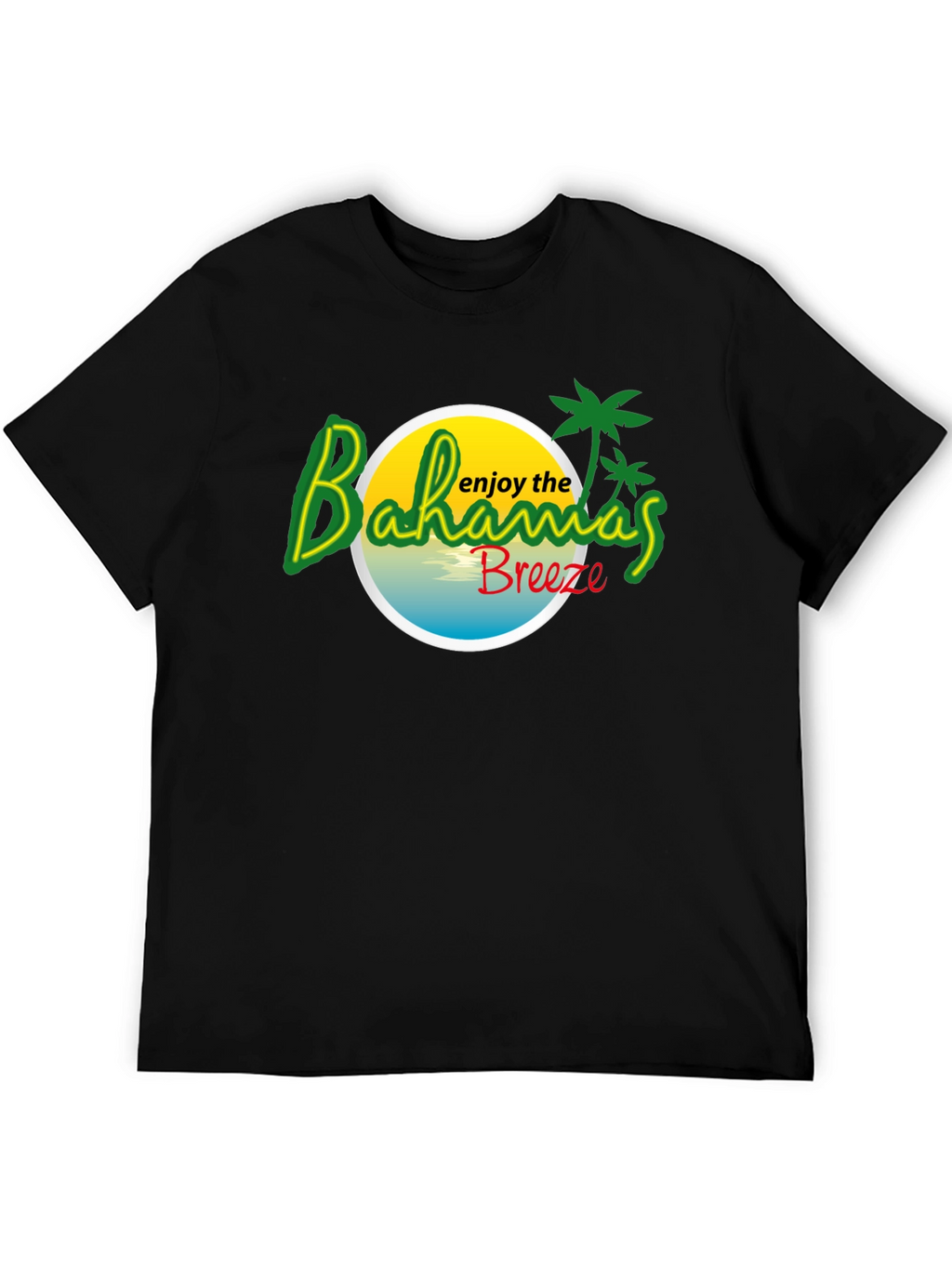 Bahamas Breeze Graphic Tee - Tropical Island T-Shirt
