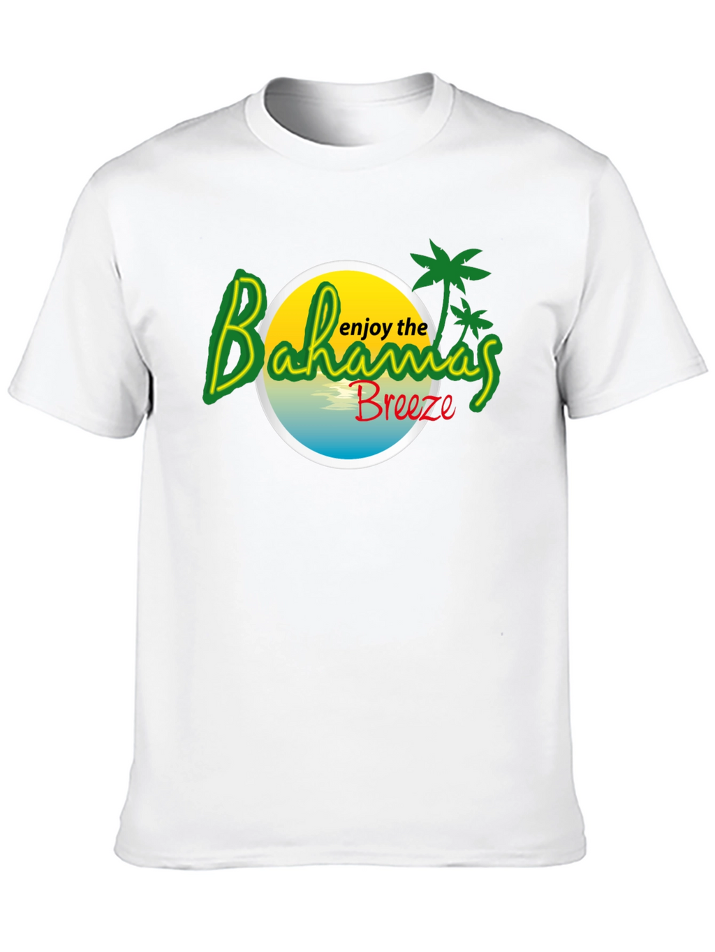 Bahamas Breeze Graphic Tee - Tropical Island T-Shirt