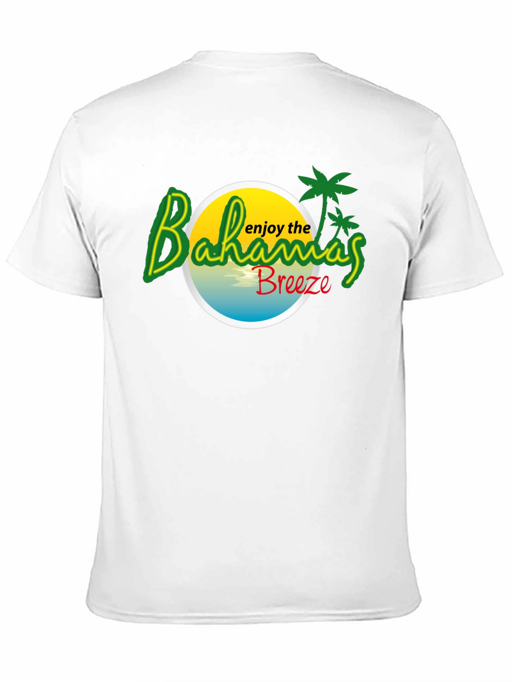 Bahamas Breeze Graphic Tee - Tropical Island T-Shirt