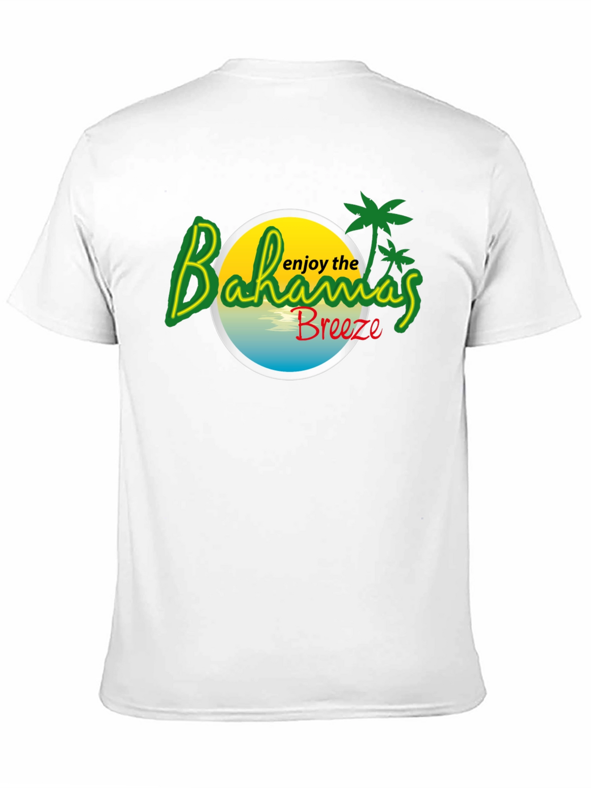 Bahamas Breeze Graphic Tee - Tropical Island T-Shirt