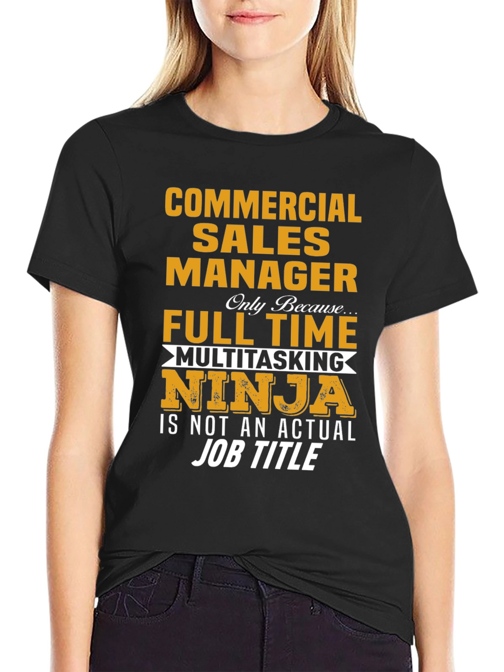 Commercial Sales Manager Ninja T-Shirt