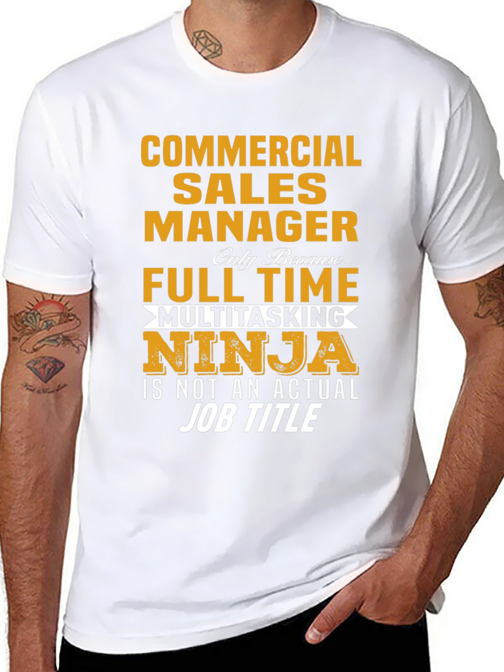 Commercial Sales Manager Ninja T-Shirt