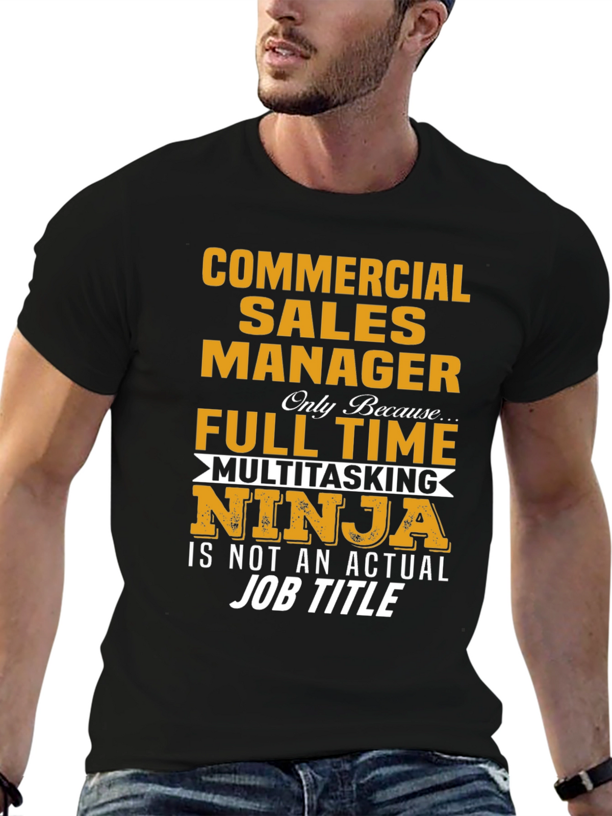 Commercial Sales Manager Ninja T-Shirt