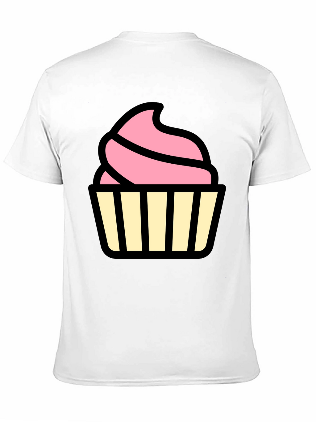 Cupcake Graphic Black T-Shirt
