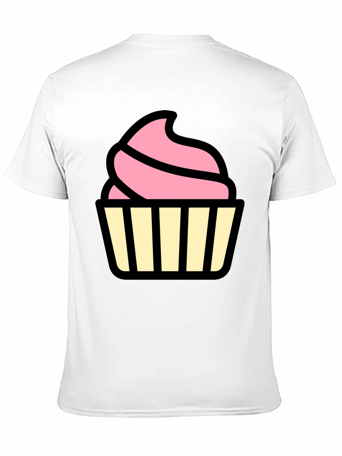 Cupcake Graphic Black T-Shirt