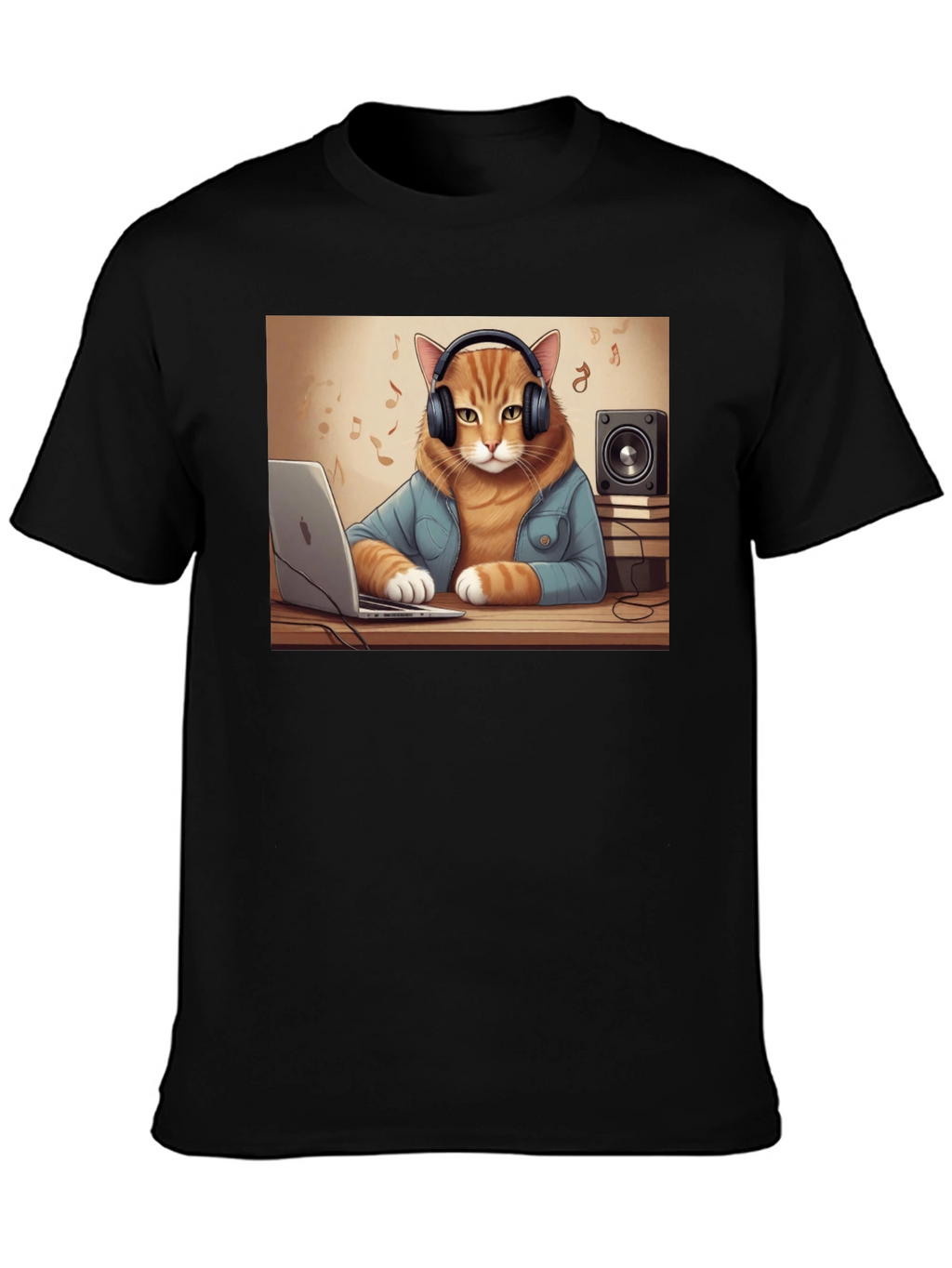 DJ Cat T-Shirt - Music Lover Tee
