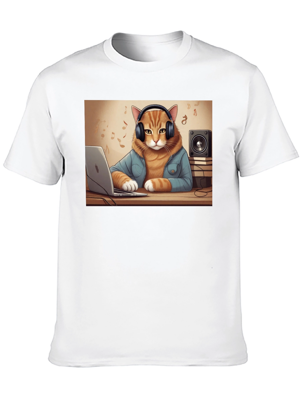 DJ Cat T-Shirt - Music Lover Tee