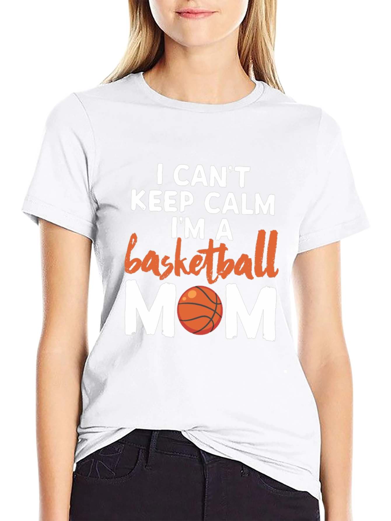 Basketball Mom T-Shirt - I Cant Keep Calm