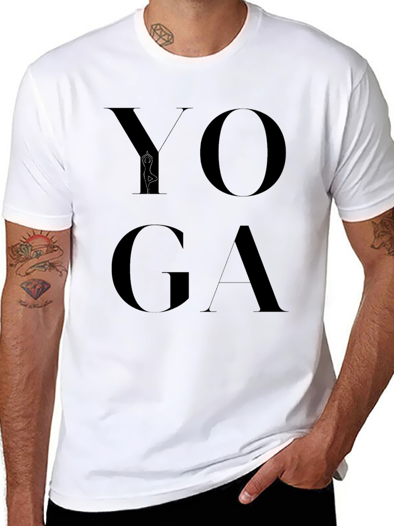 Yoga Graphic T-Shirt - Zen Style