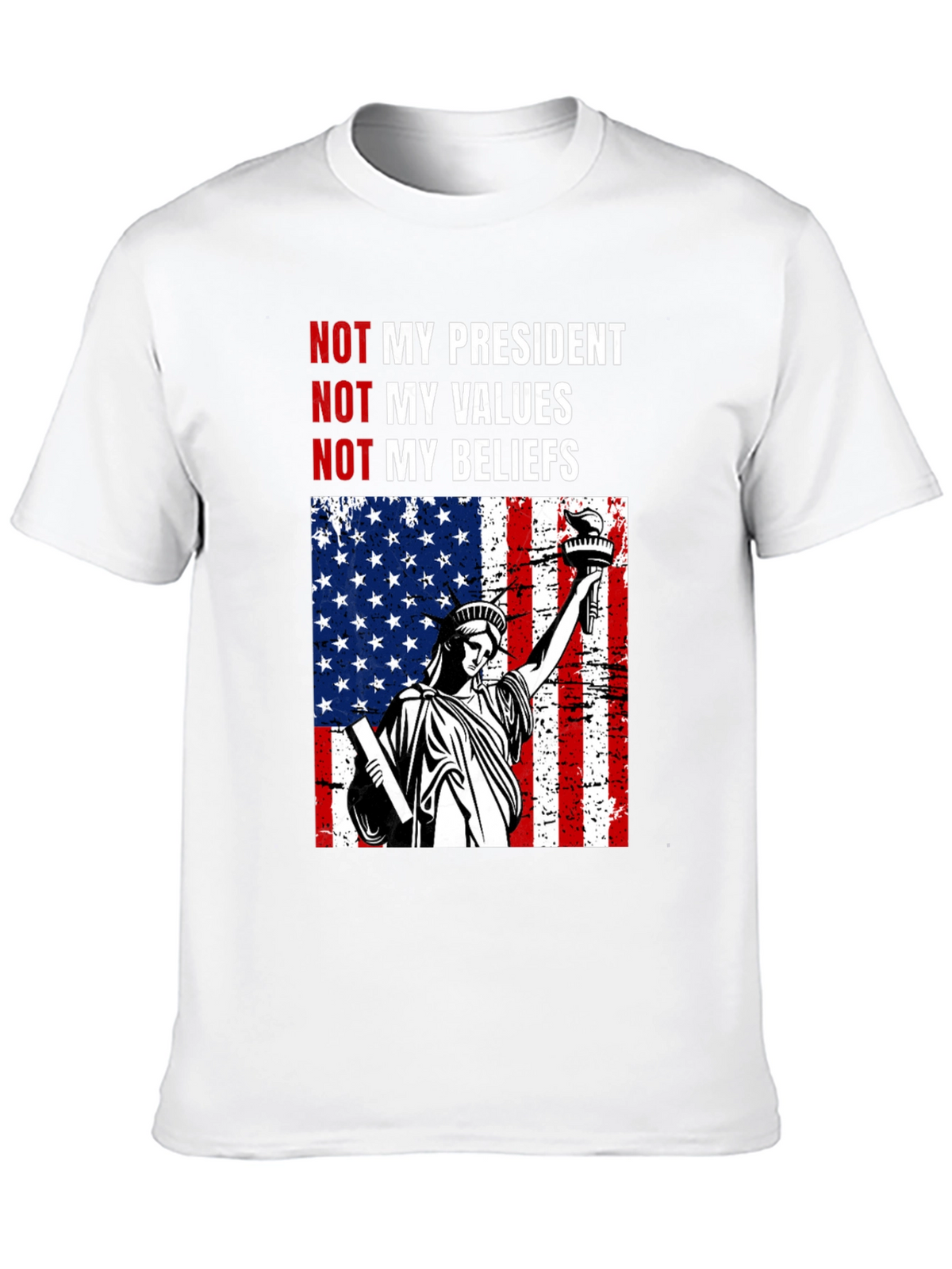 Political Statement T-Shirt - Not My President