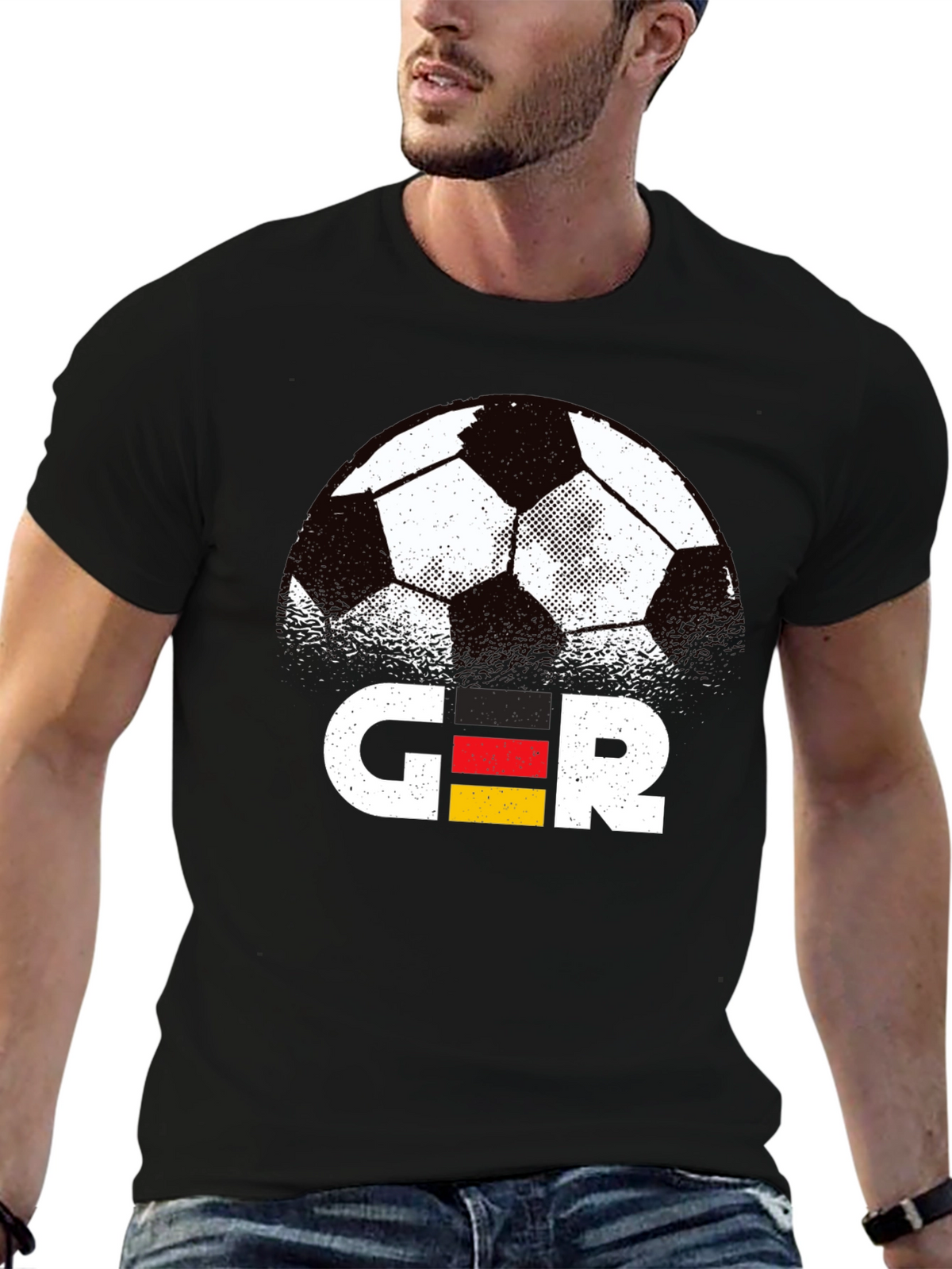 Germany Soccer T-Shirt - Black Sports Fan Apparel
