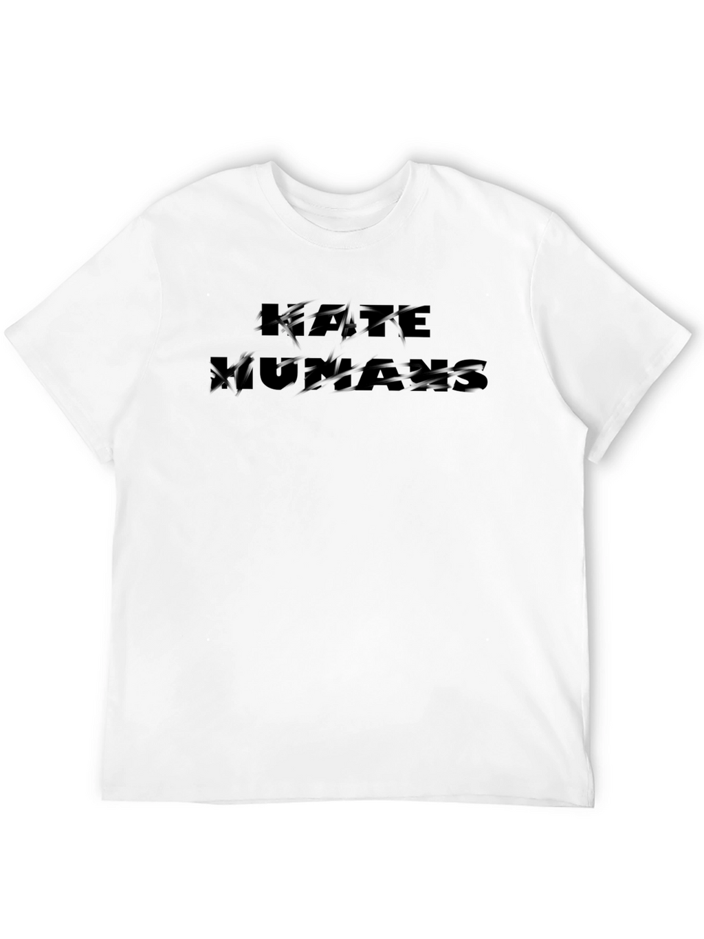 KATE HUMANS Black Graphic Tee - Stylish & Unique
