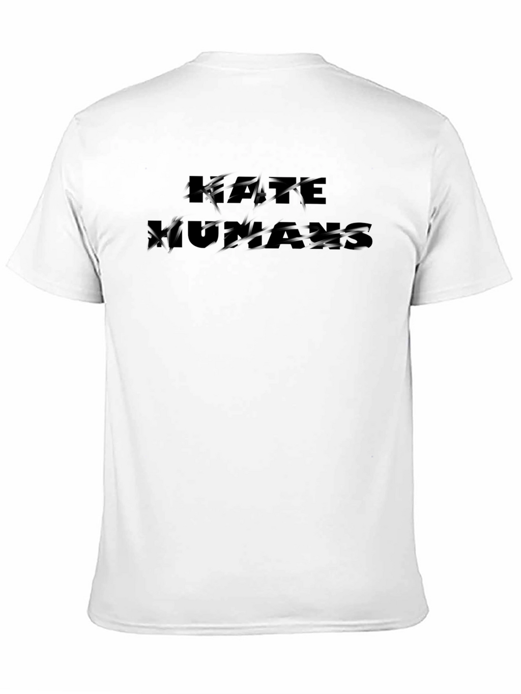 KATE HUMANS Black Graphic Tee - Stylish & Unique