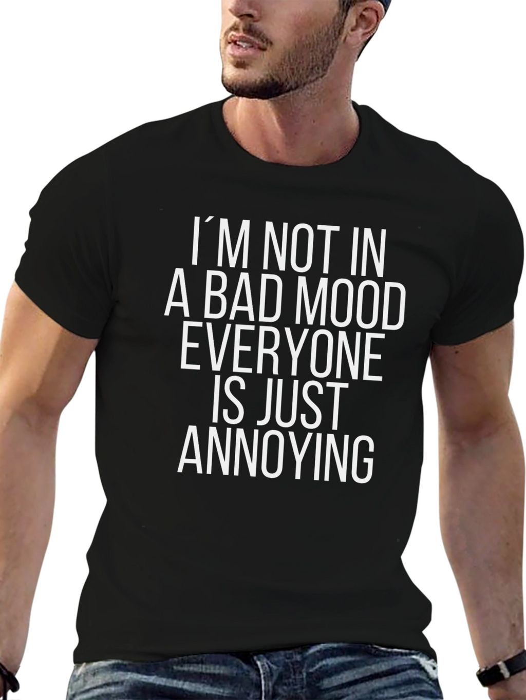 Funny Sarcastic Graphic Tee - Bad Mood Annoying