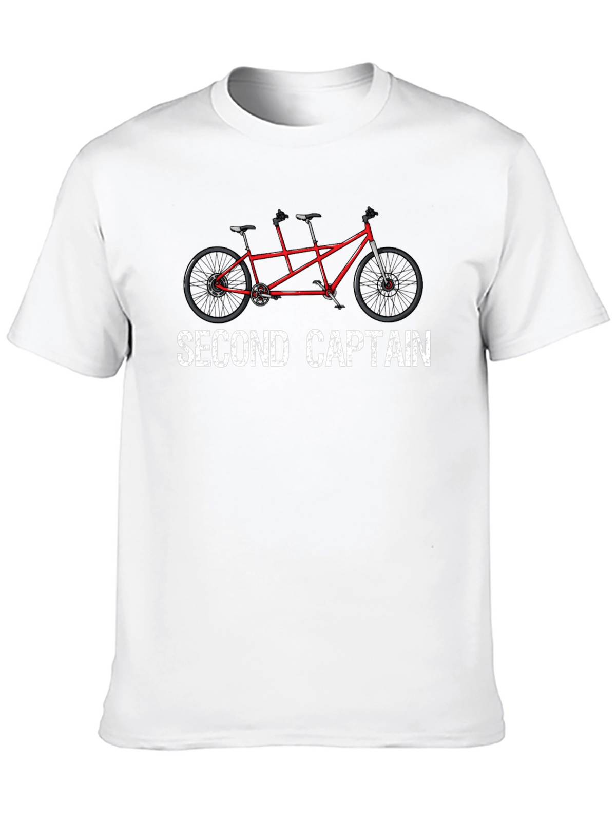 Second Captain Tandem Bike Graphic Tee