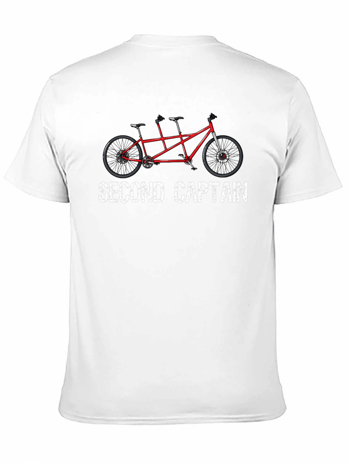 Second Captain Tandem Bike Graphic Tee