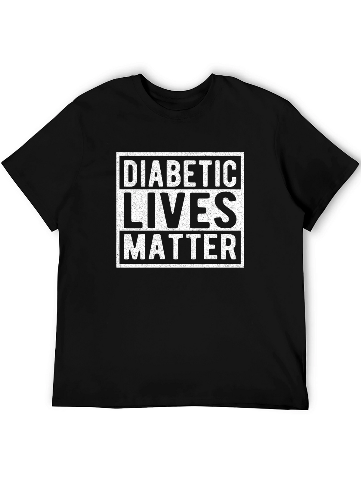 Diabetic Lives Matter Graphic Tee - Black