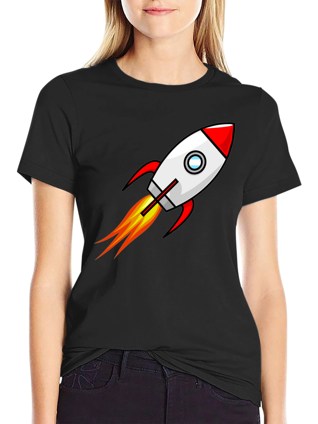 Rocket Launch Graphic T-Shirt - Blast Off in Style!